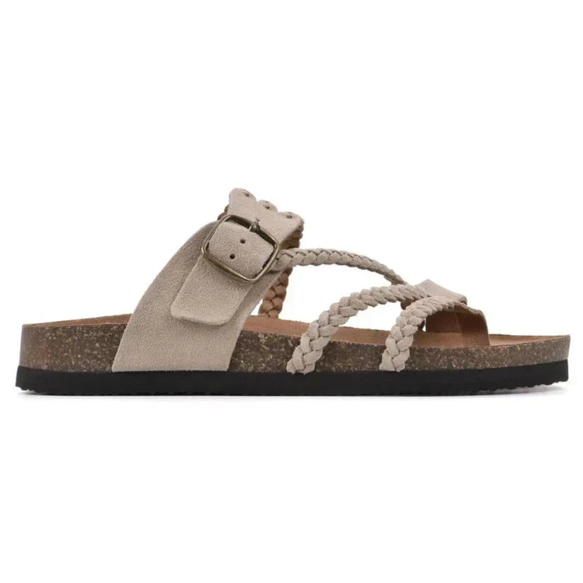 Leah Braided Cork Comfort Sandals
