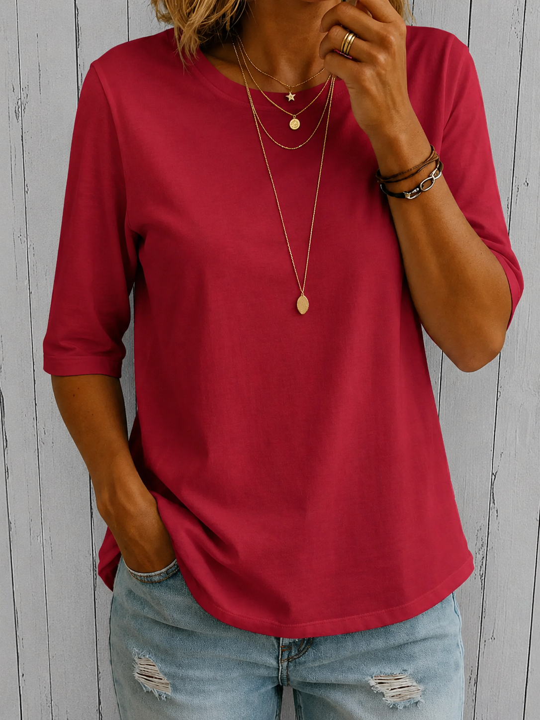 Rosemont - Relaxed Everyday Half-Sleeve Tee