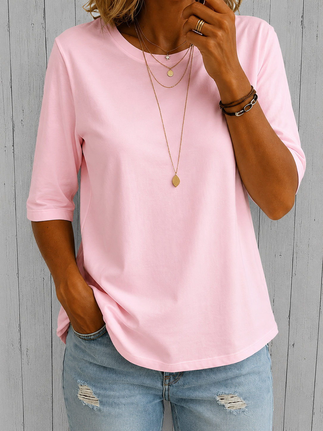 Rosemont - Relaxed Everyday Half-Sleeve Tee