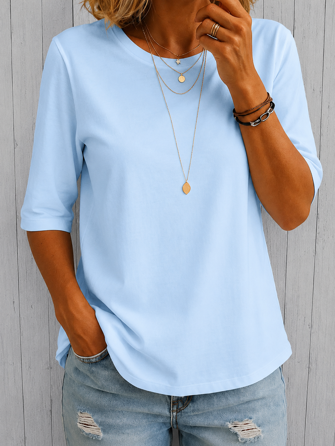 Rosemont - Relaxed Everyday Half-Sleeve Tee