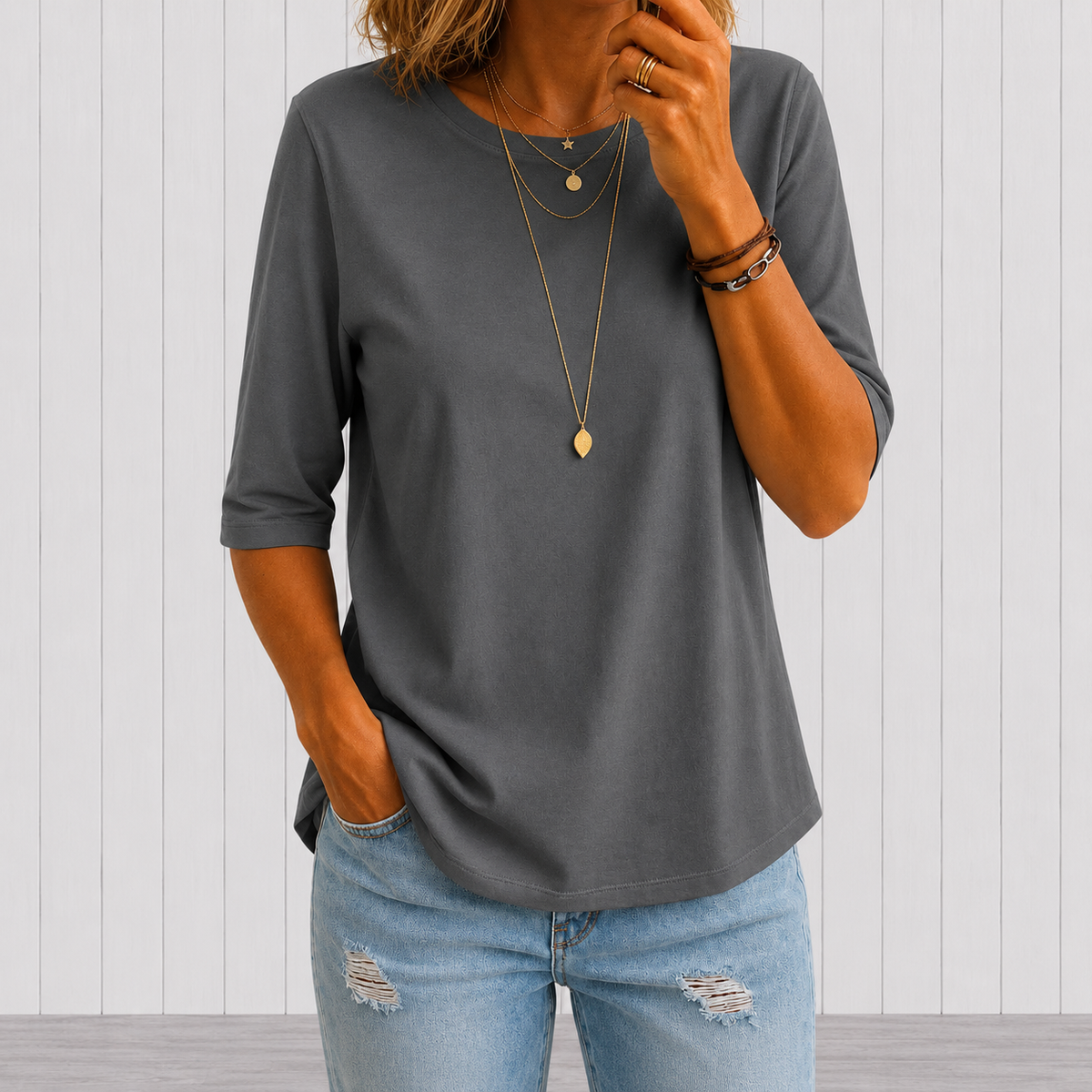 Rosemont - Relaxed Everyday Half-Sleeve Tee