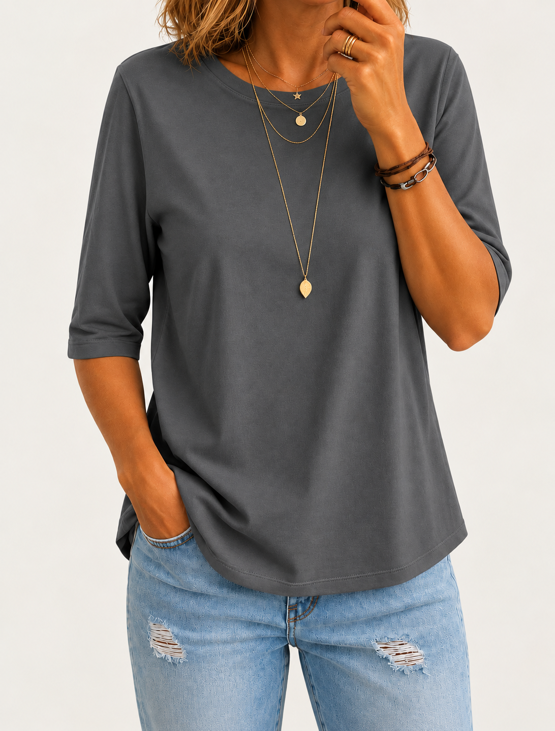 Rosemont - Relaxed Everyday Half-Sleeve Tee