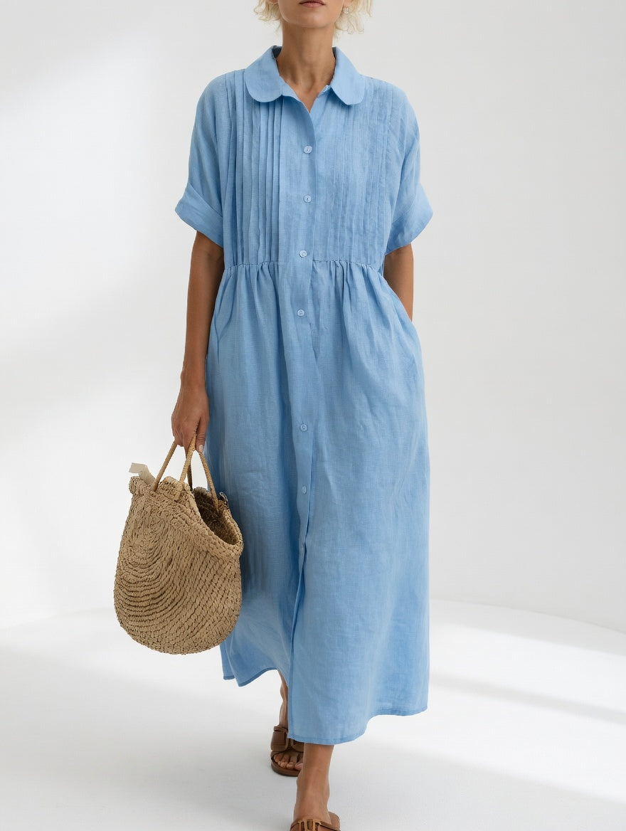 Lysandra - Relaxed Maxi Shirt Dress