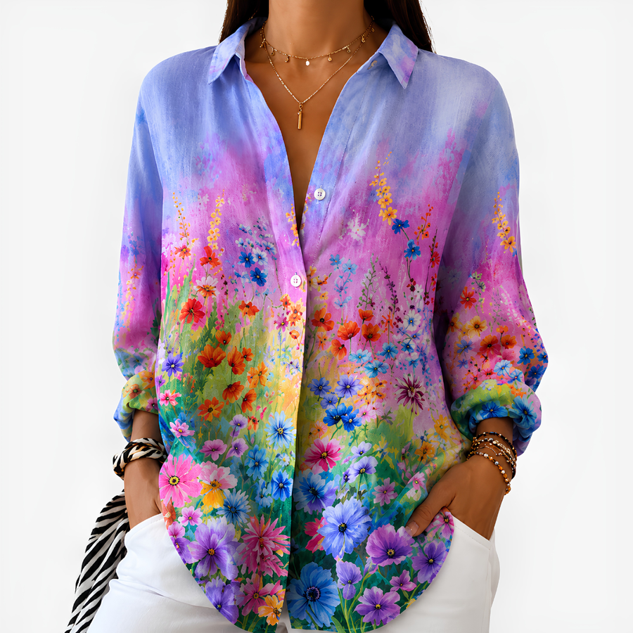 Blooming Meadow Floral Blouse
