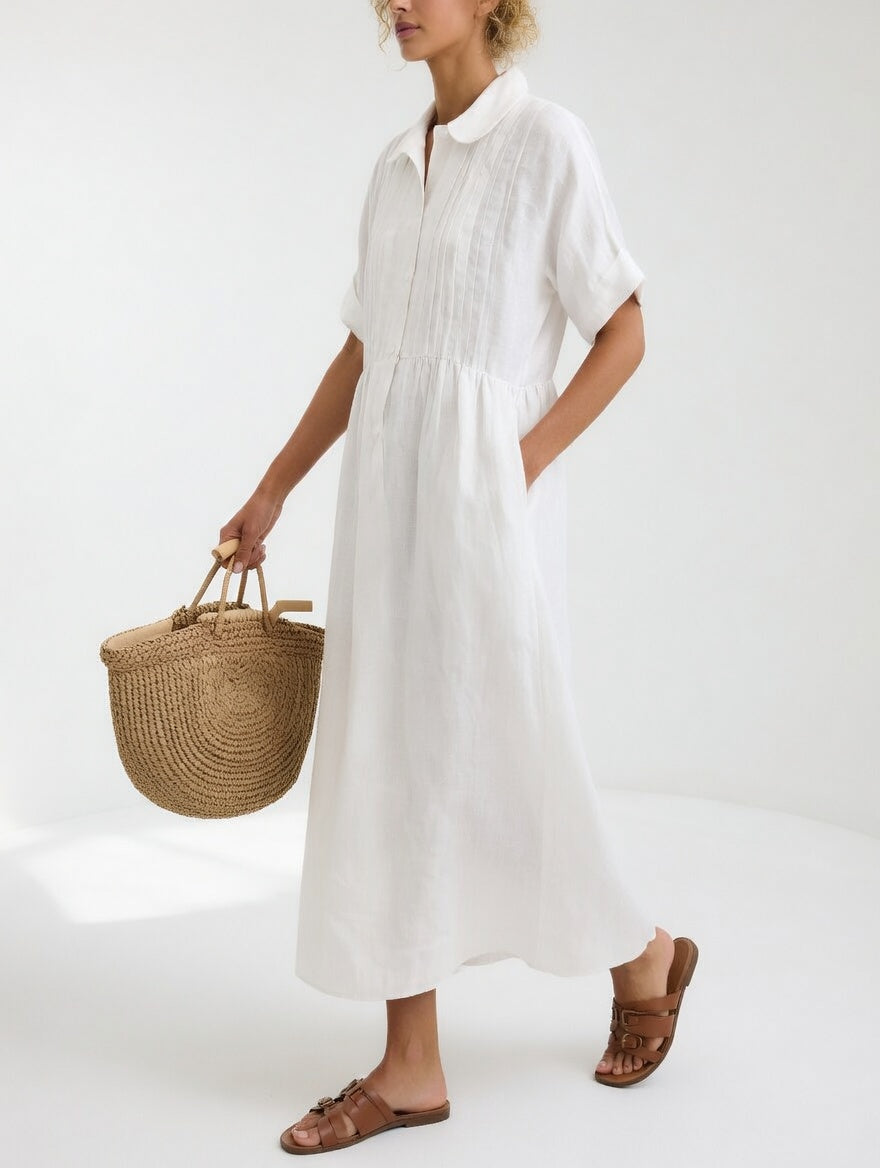 Lysandra - Relaxed Maxi Shirt Dress