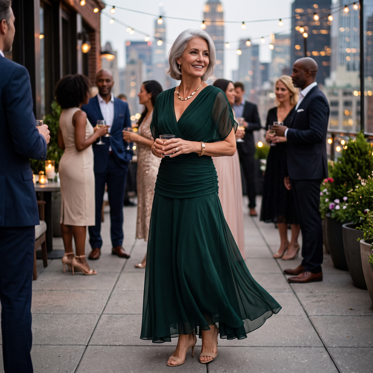 Rosemont Elegant Maxi Party Dress