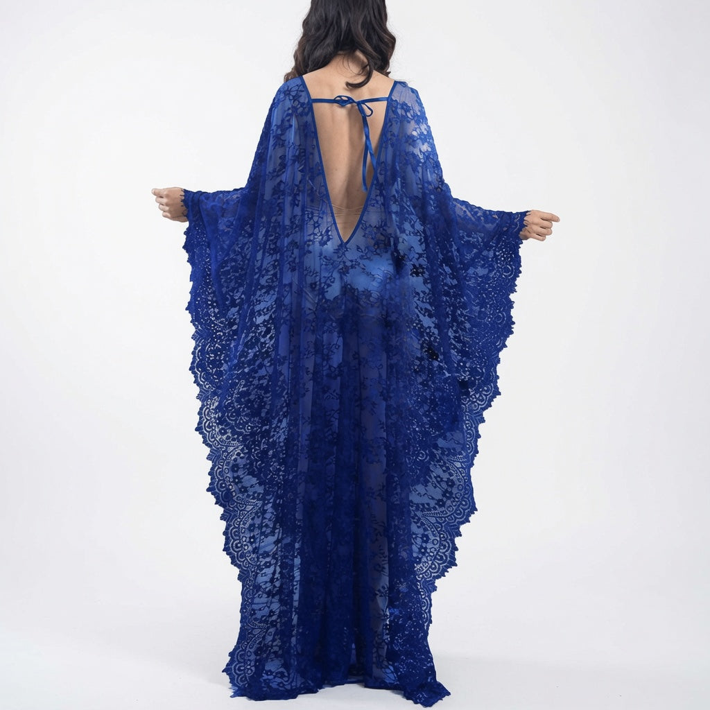 The Floral Lace Kaftan Cover Up