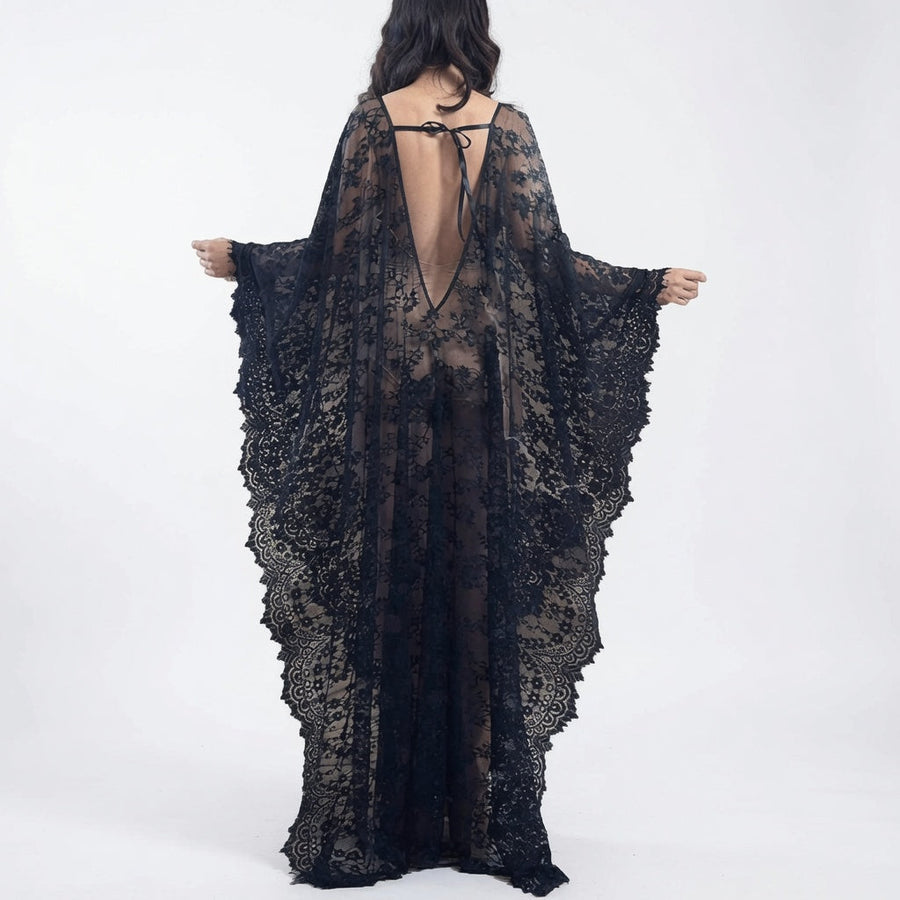 The Floral Lace Kaftan Cover Up