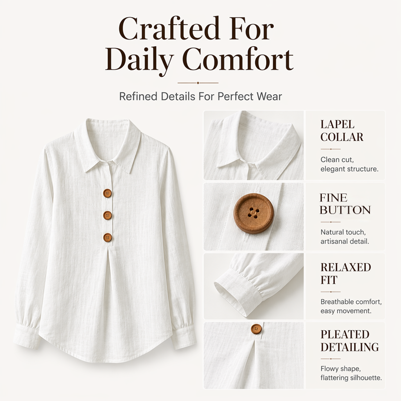 Elegant button-down blouse