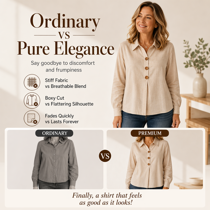 Elegant button-down blouse