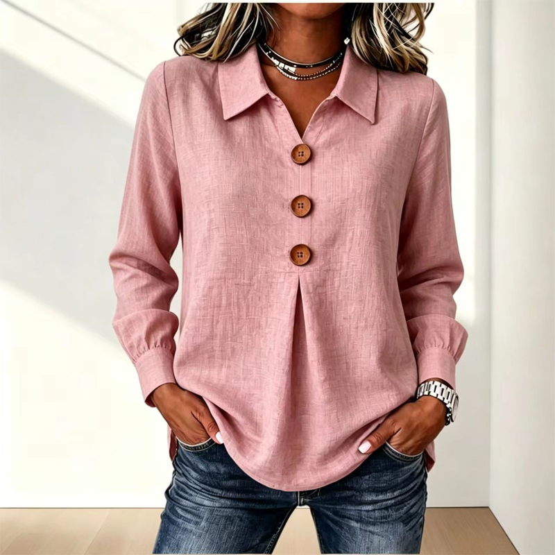 Elegant button-down blouse