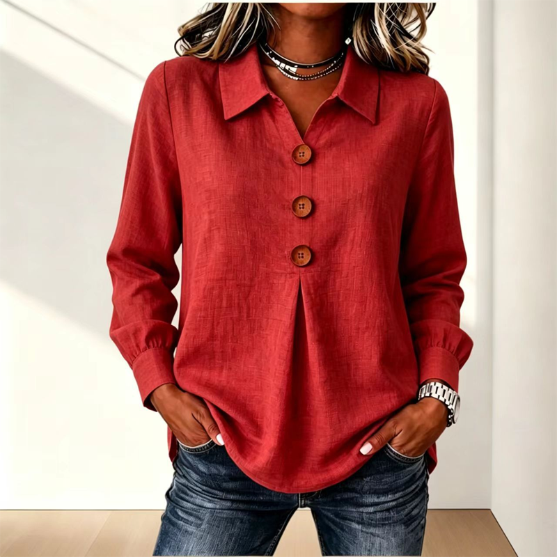 Elegant button-down blouse