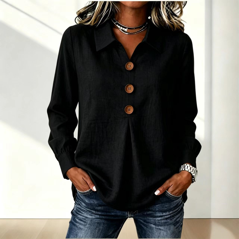 Elegant button-down blouse