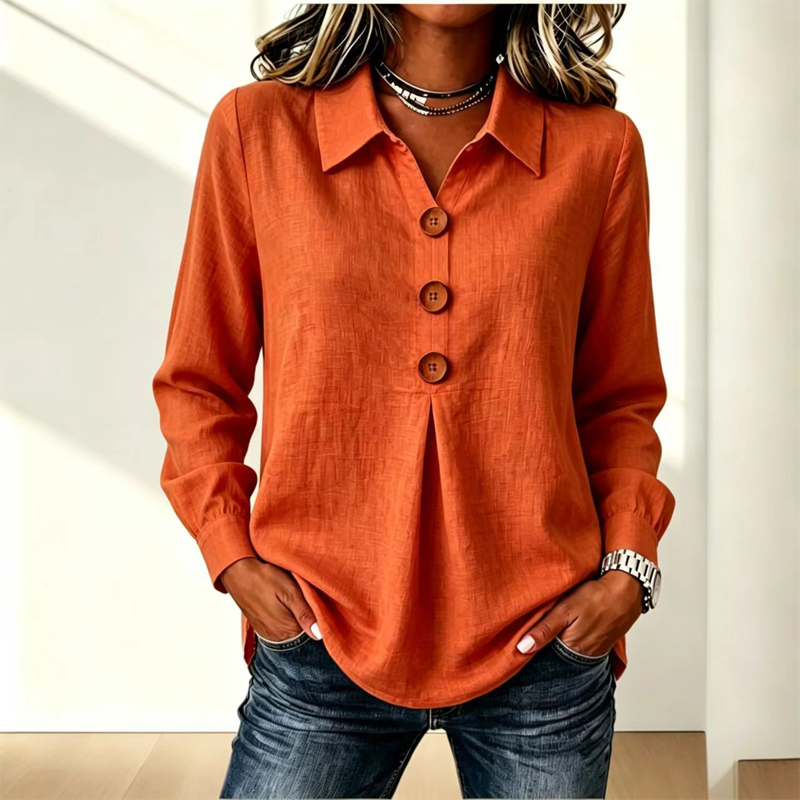 Elegant button-down blouse