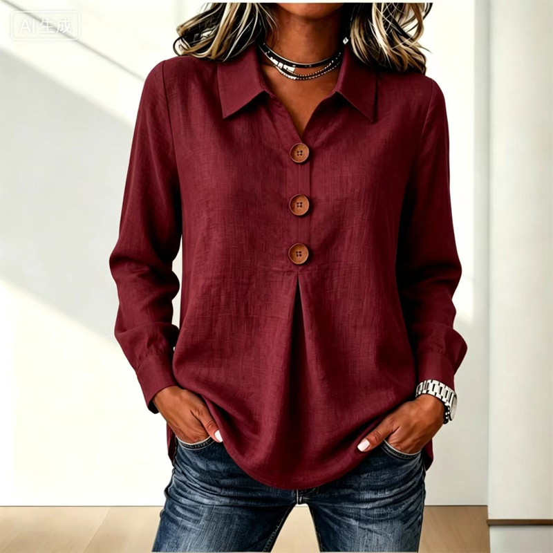 Elegant button-down blouse