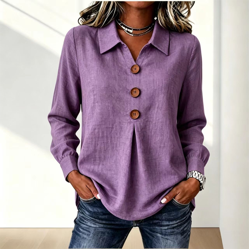 Elegant button-down blouse