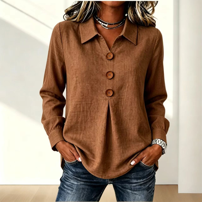 Elegant button-down blouse