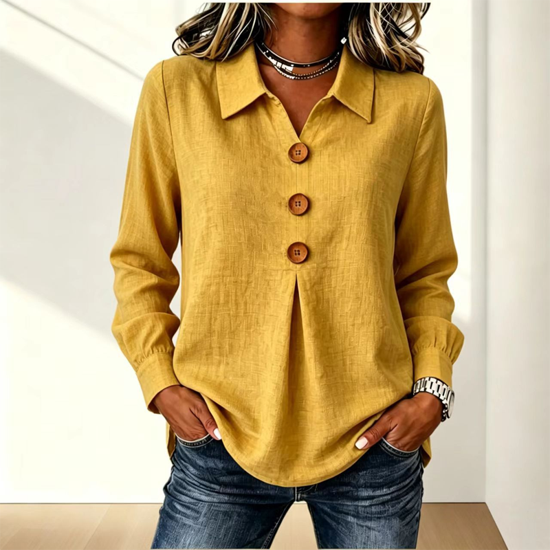 Elegant button-down blouse