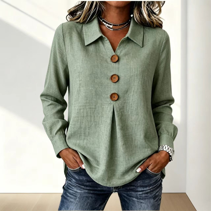 Elegant button-down blouse
