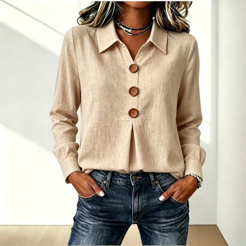 Elegant button-down blouse