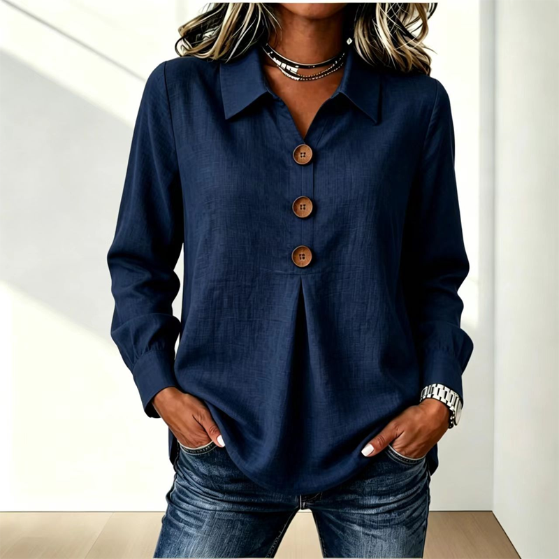 Elegant button-down blouse